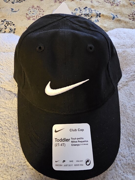 Nike Other - Nike Club Cap Toddler (2T-4T) Black Adjustable Baseball Cap Swoosh